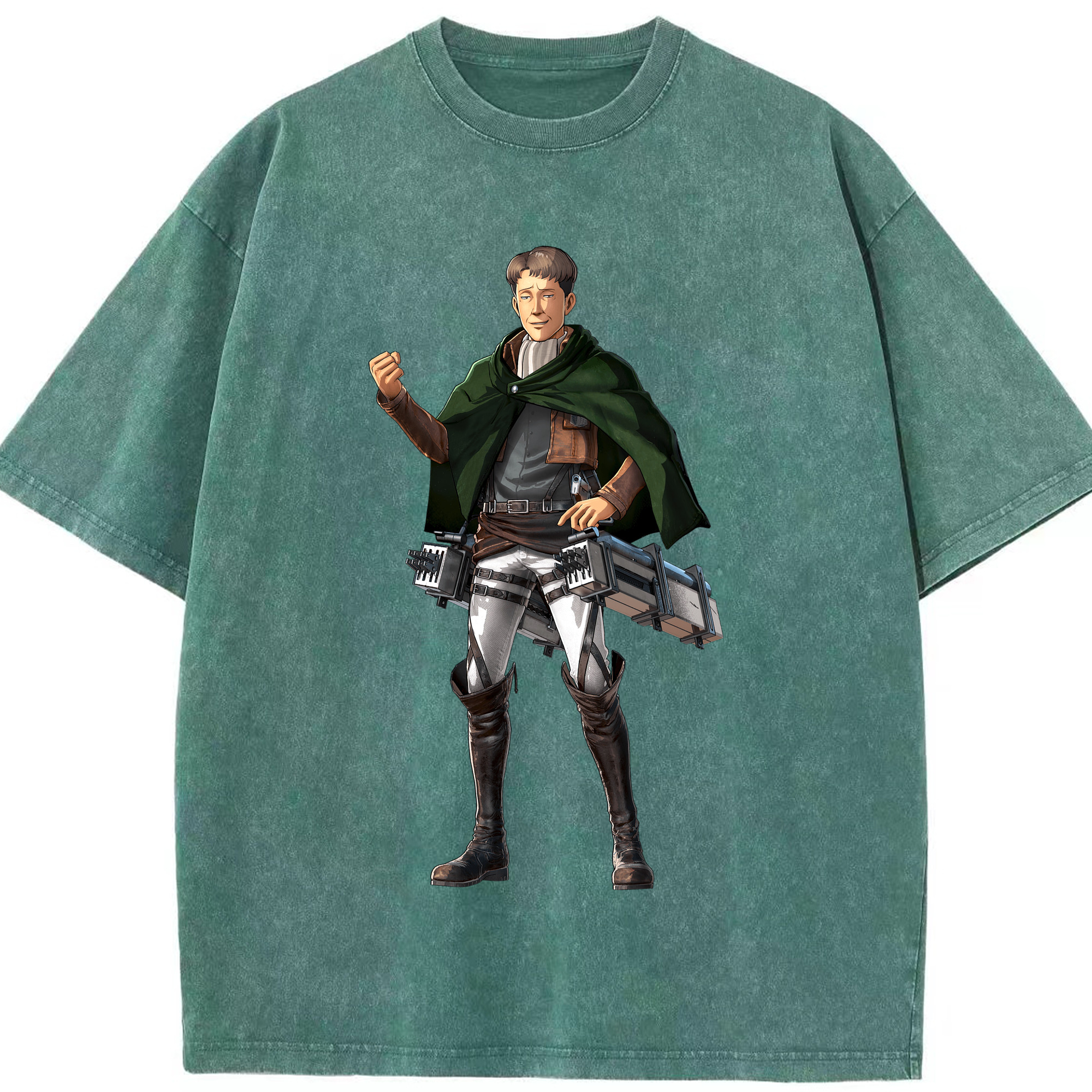 （画像用） 進撃の巨人 Attack on Titan 綿100% ヴィンテージ風 半袖Tシャツ（フロントプリント）